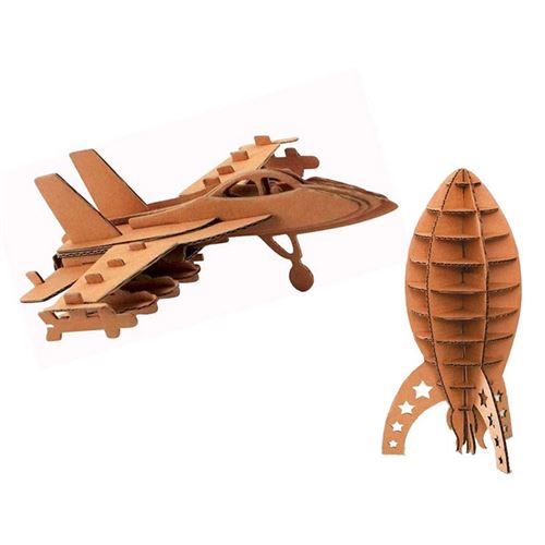 Maquette en bois Avion Rolife Modern 3D - Maquette - Achat & prix