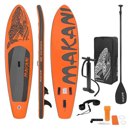 Stand up paddle board SUP Makani surfing planche de surf gonflable orange 320 cm