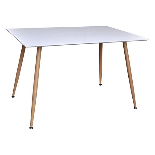 Paris Prix Blanc Table À Manger Polar - & Naturel - Image 3