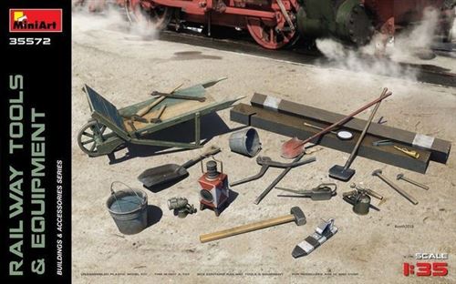 Railway Tools & Equipment - 1:35e - Miniart