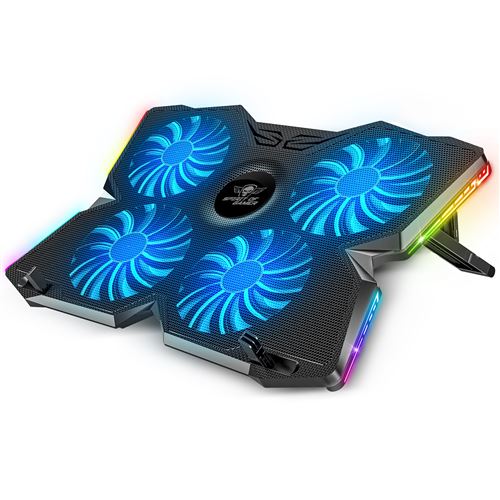 Spirit Of Gamer, Refroidisseur PC Portable 10 à 17, 4 Ventilateurs