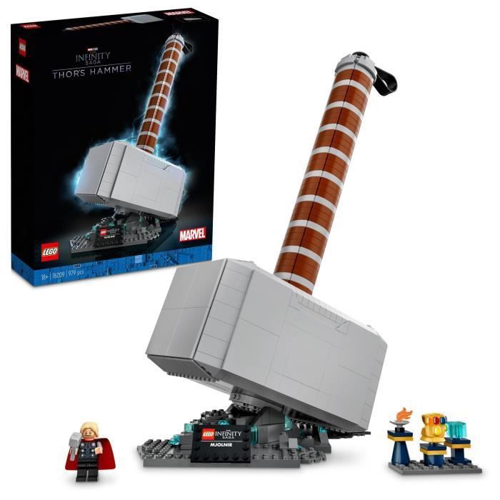 Lego 76209 Marvel Le Marteau De Thor, Maquette A Construire, Avengers, Figurine Thor