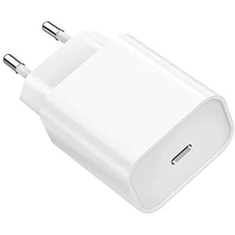 Chargeur Secteur Rapide 25W USB-C pour iPhone 15 Pro, iPhone 15