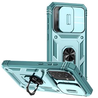 Coque pour Samsung Galaxy A56 Bague Magnétique Protection caméra Avizar Vert - 1