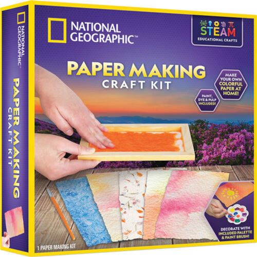 Kit de fabrication de papier décoratif National Geographic