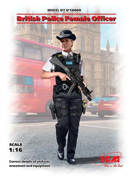 British Police Female Officer - 1:16e - Icm