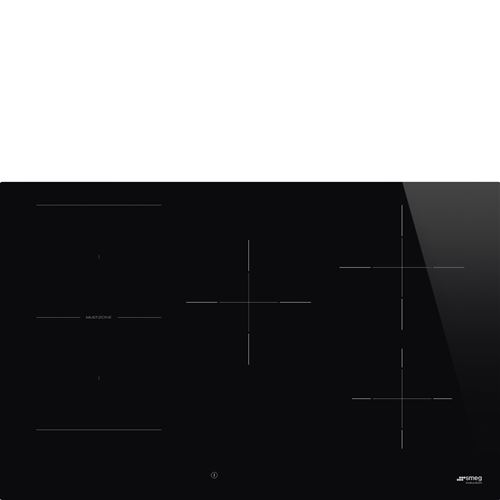 Smeg Noir Table Induction Si1m4854d 80 Cm 5 Foyers Multizone 7400 W - Image 2