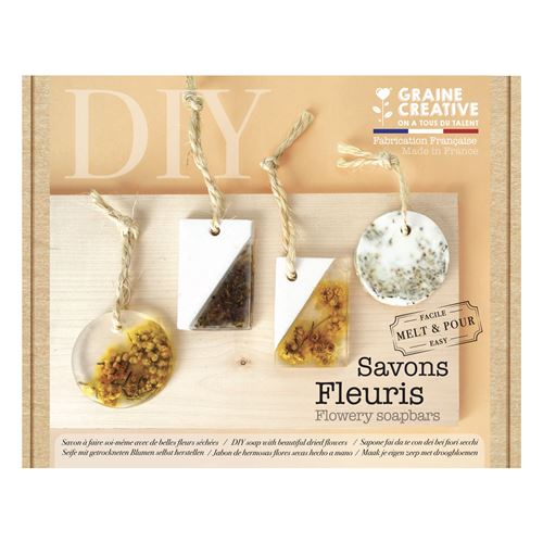 Graine Creative Multicolore Kit Savons Fleuris