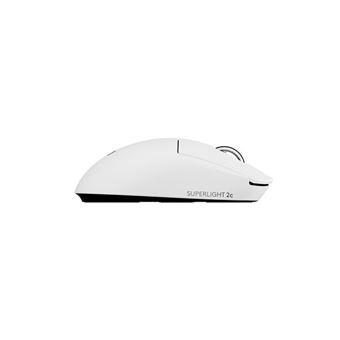 Logitech G PRO X SUPERLIGHT 2C - Souris - 5 boutons - sans fil, filaire - 2.4 GHz, USB - blanc - 1