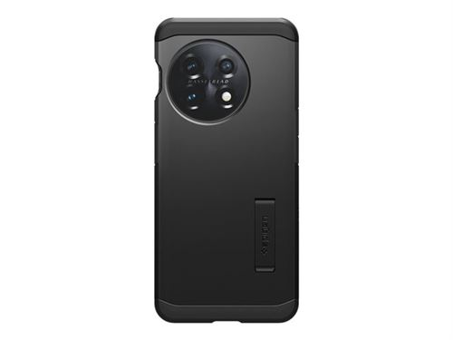 Spigen Tough Armor - Coque de protection pour téléphone portable - polycarbonate, polyuréthanne thermoplastique (TPU) - noir - pour OnePlus 11 5G