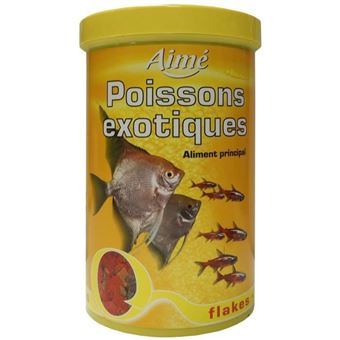 AIME Aliment principal en flocons - Pour poissons exotiques - 1l -  Nourriture à la Fnac
