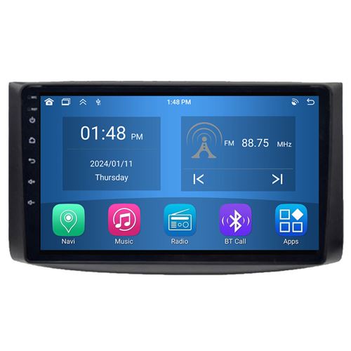 Autoradio RoverOne® Bluetooth CarPlay Android Auto Navigation 4Go RAM 64Go ROM pour Chevrolet Captiva I 1 2006-2011