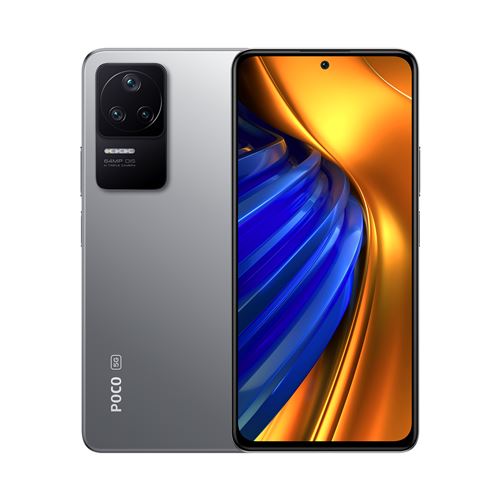 Smartphone Xiaomi POCO F4 RAM 6 Go ROM 128 Go Argent NFC 5G Écran 6,67 Charge Rapide 67W