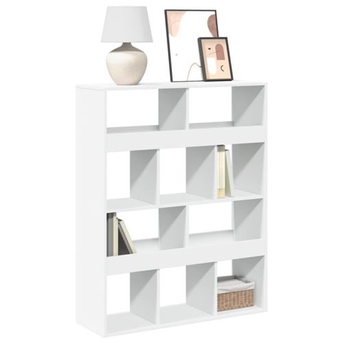 vidaXL - Bibliothèque - 100x33x125,5 cm - Blanc - Image 2