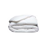 Couette chaude anti-acariens - 400 gr/m² - BLANREVE - 200 x 200 cm - Blanc