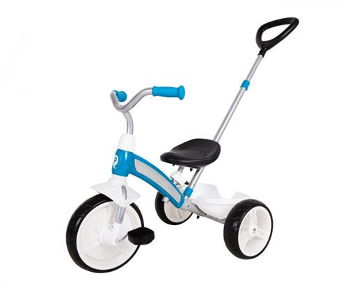 QPlay tricycle Elite Plus 60 x 48 cm acier/caoutchouc bleu