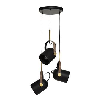 Suspension x3 métal Bil noir et doré Atmosphera - Noir - 1