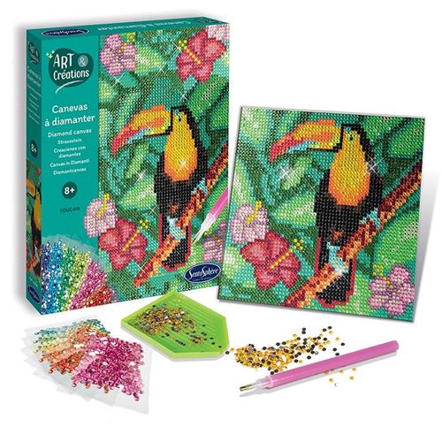 Non Communiqué Canevas À Diamanter - Toucan