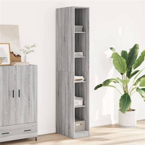 Vidaxl - Garde-robe sonoma gris 30x50x200 cm bois d'ingénierie