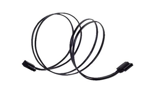 SilverStone CP11 - SATA-kabel - Serial ATA 150/300/600 - SATA (V) naar SATA (V) - 30 cm - 90° connector - zwart