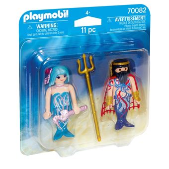 Playmobil 70082 Roi des mers et sirène - Playmobil - Achat & prix