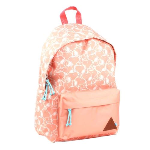 Snoopy Smile, Giggle, Laugh Peach Sac à dos