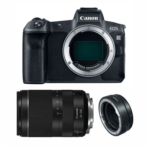 CANON eos r + rf 24-240mm f/4-6.3 is usm + bague ef-eos r