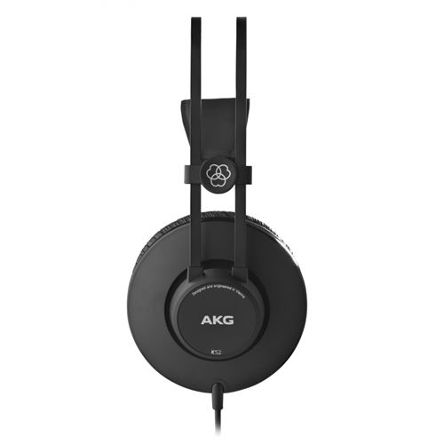 AKG K52 - Écouteurs - circum-aural - filaire - jack 3,5mm - isolation acoustique - noir mat