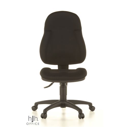 Siège de bureau WELLPOINT 10, tissu noir