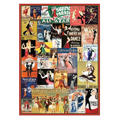 Eurographics 6000–2 377,4 cm Piste de Danse Danse Puzzle (Lot de 1000)