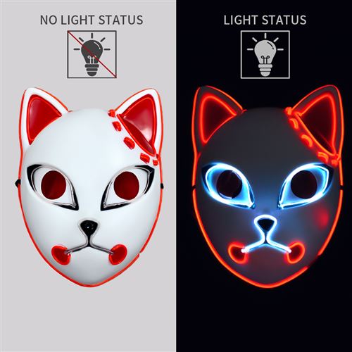 Masque LED Demon Slayer Tanjiro Kamado