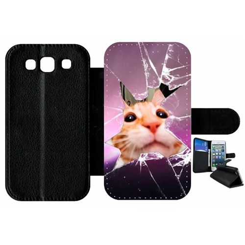 Etui À Rabat Samsung Galaxy S3 Modèle I9300 Hamster Vitre Brise