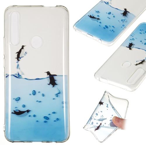 Coque en TPU impression de motifs IMD joli pingouin pour votre Huawei P Smart Z