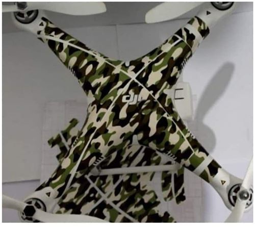 kit personnalisation camo airsoft pour dji phantom 1 - 2 - 3 - vision et vision +