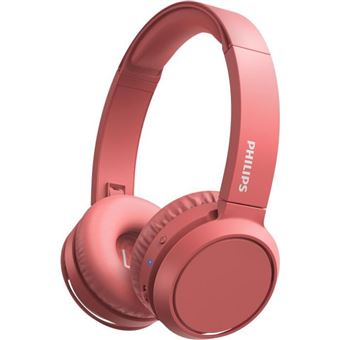 Philips TAH4205RD - Écouteurs avec micro - sur-oreille - Bluetooth - sans fil - isolation acoustique - rouge - 1