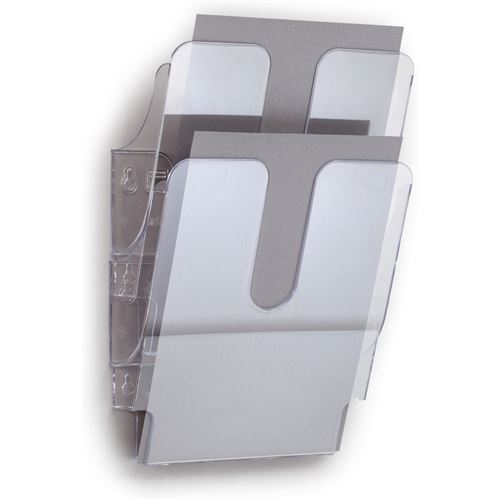 Durable Transparent Set De Porte-Brochures Mural 'Flexiplus 2', A4