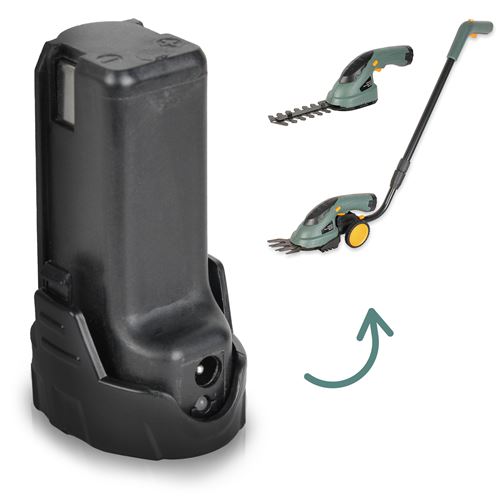 Non Communiqué Noir Fishtec Batterie Pour Coupe Bordures + Taille Haie 3,6V