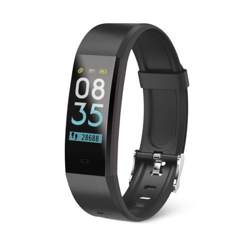 Muvit I/ou Health Tensio Lite – Bracelet d'activité et Sommeil, Couleur Noir