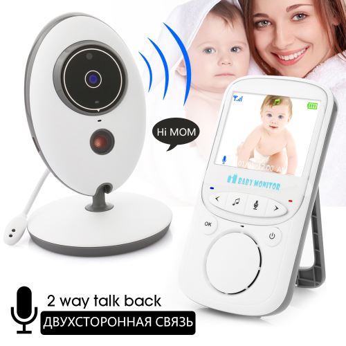 2,4 pouces LCD moniteur pour bébé - vision caméra numérique sans fil wifi nuit audio vidéo