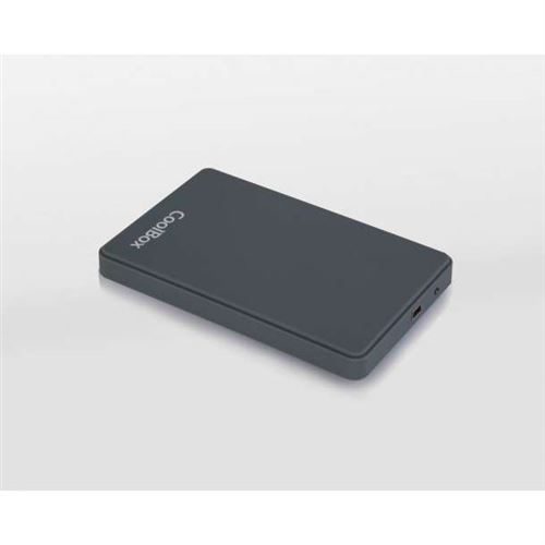 CoolBox SlimColor 2543 - Storage enclosure - 2.5 - SATA - USB 3.0 - grijs