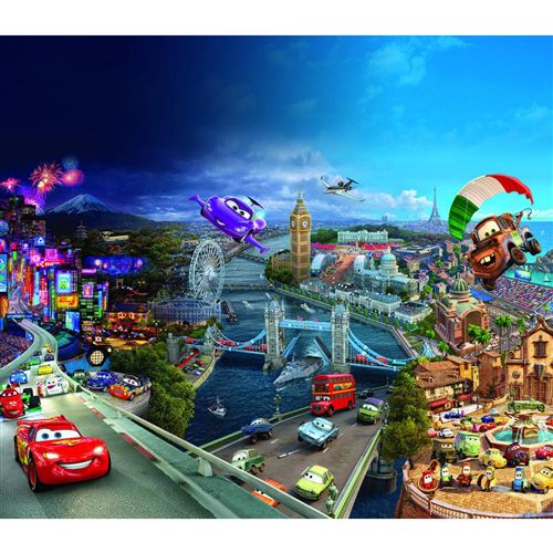 Voilage Cars 280x245 cm