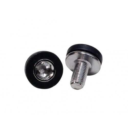Vis de manivelle Weldtite Hex (X2) 8mm Noir