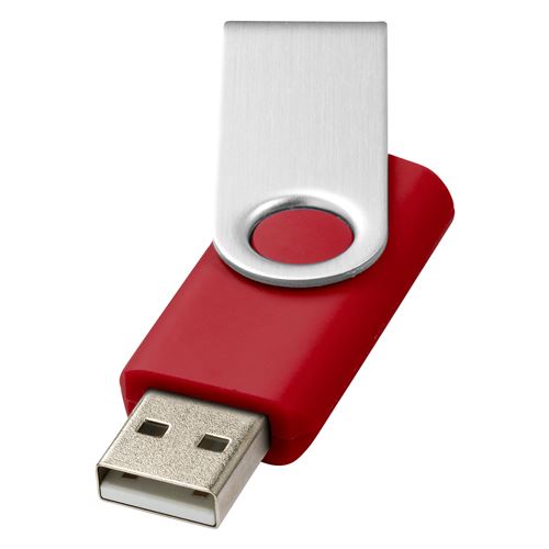 Bullet Rotate Clé USB de base (2GB) (Rouge / argent) - UTPF1524