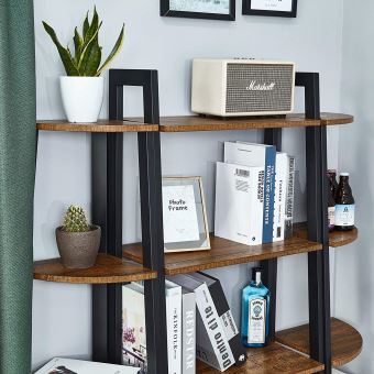 Etagere D Angle Vintage Meuble De Rangement A 4 Etages
