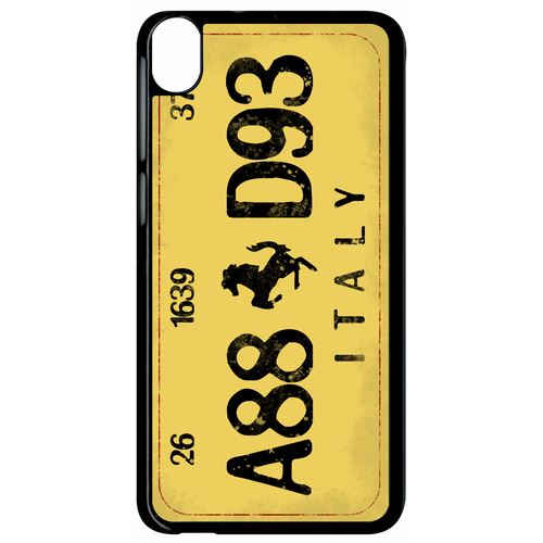 Coque Htc Desire 820 Plaque Immatriculation Italie