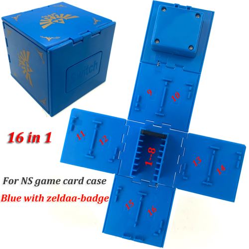 16 en 1 Boîtier de protection Boîte à Cartes de Jeu Boîte de Protection pour Carte mémoire pour 16 Jeux Nintendo Switch modèle G