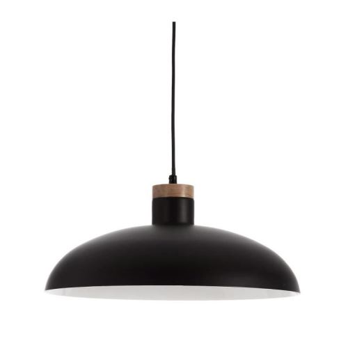 ELS BANYS Suspension Zoco - Aluminium et bois - Noir