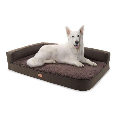 Meilleurs prix pour Panier pour chien - Brunolie Odin - Coussin pour chien - Taille L (120 x 10 x 80 cm) - Mousse - Marron
