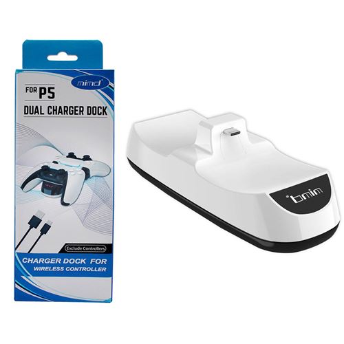 Chargeur double pour manette de jeu DEF MK058A PS5 avec indicateur LED