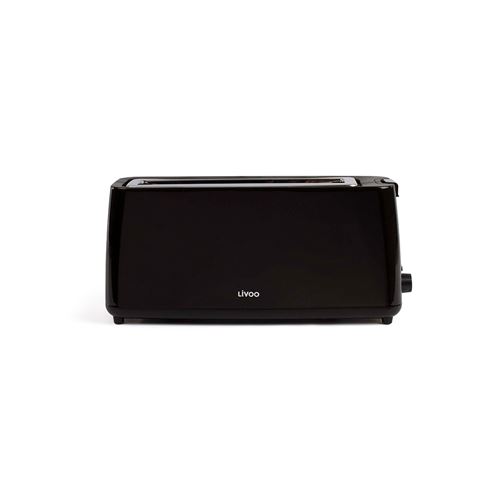 Livoo DOD168N - Grille-pain - 2 tranche - 1 Emplacements - noir